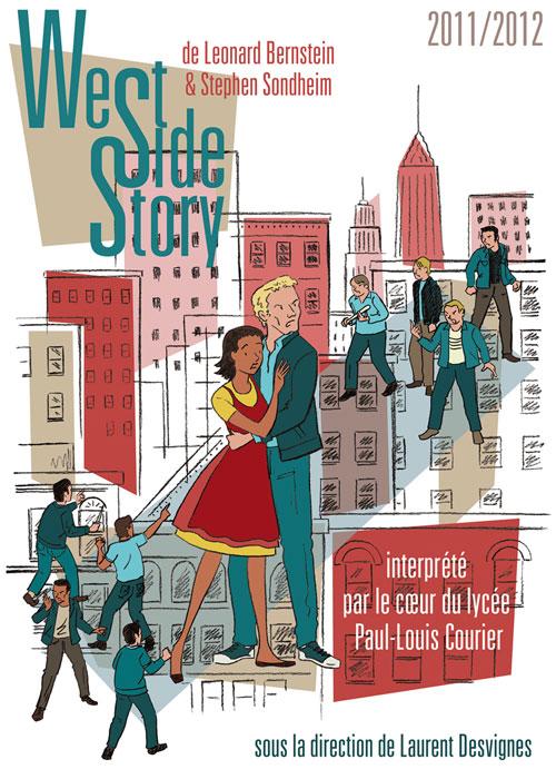 Affiche spectacle West Side Story culture